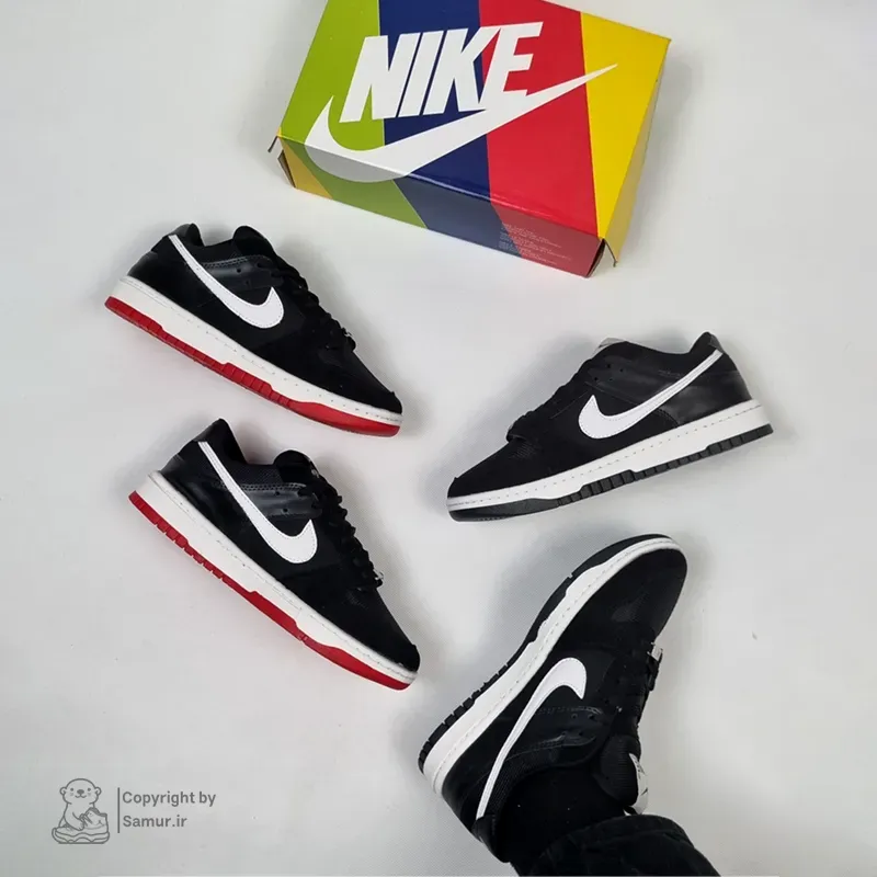 گالری تصاویر کتونی نایک اس بی دانک مشکی سفید